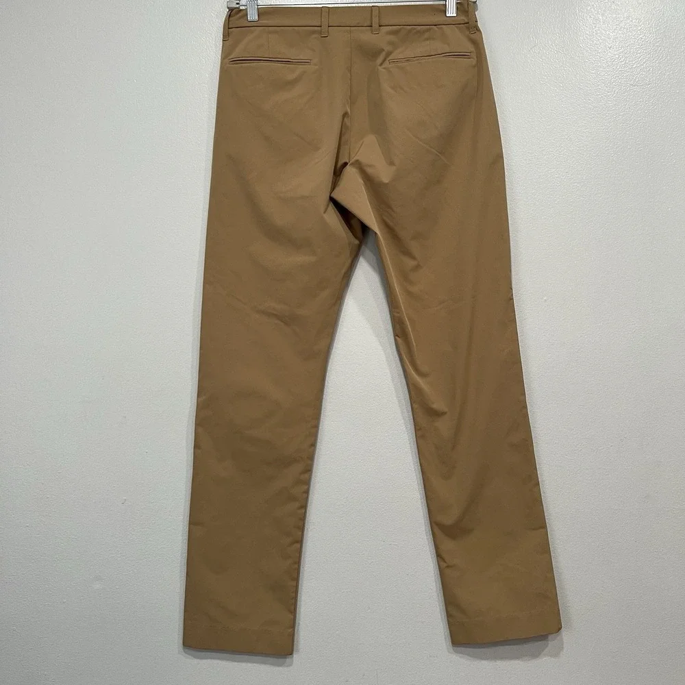 J.Crew Men's The Tech Thompson Pants Flex Size 32x34 Beige‎ Tapered